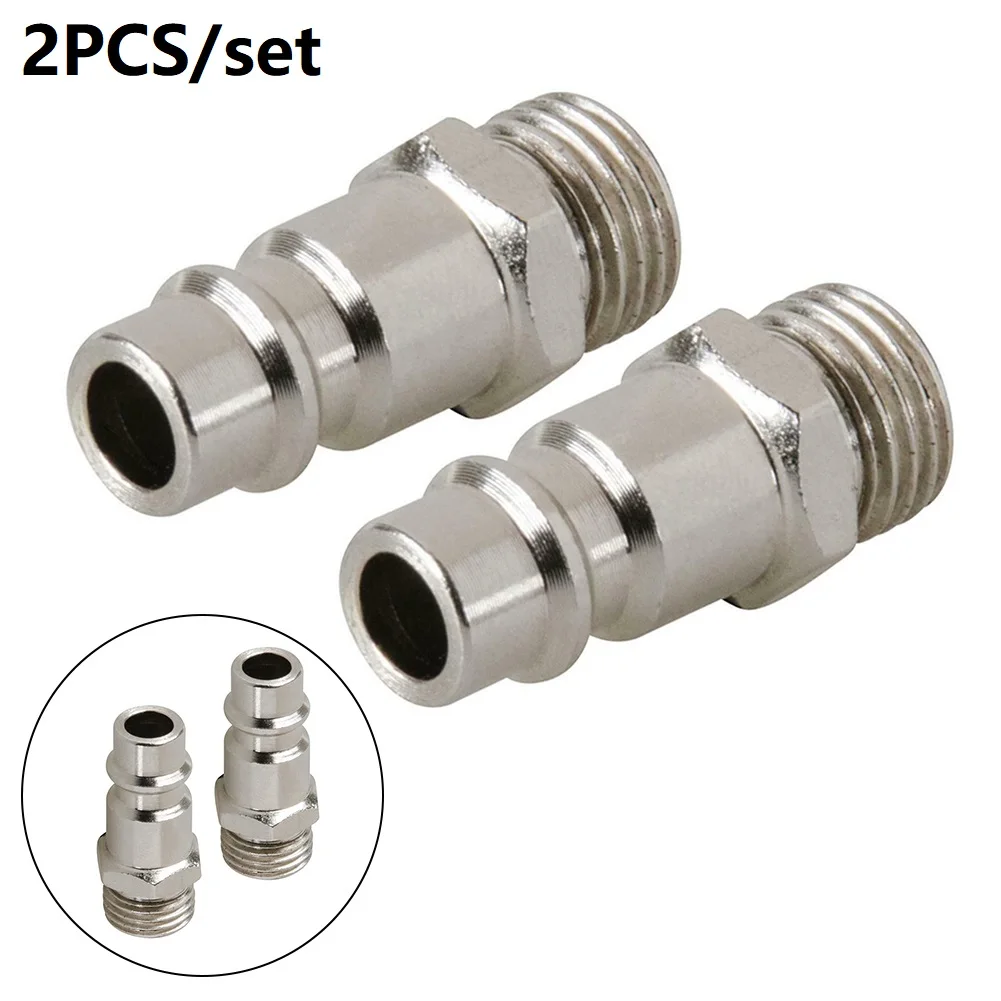 2pcs Quick Release Fitting Euro Compressed Air Line Coupler Connector Fitting 1/4in BSP Male Compressor Part Accessories
2pcs Quick Release Fitting Euro Compressed Air Line Coupler Connector Fitting 1/4in BSP Male Compressor Part Accessories
