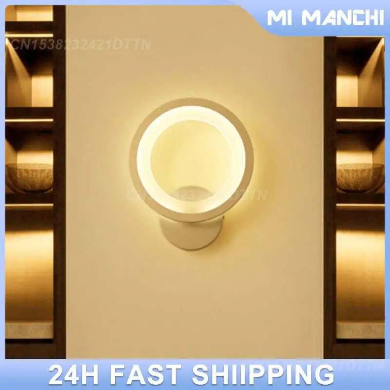 Lighting Decoration Modern Times Iron Lamp Body And Acrylic Lamp Modern And Simple Led Wall Lamp Wall Fitting Switch Wall Lamp 
Lighting Decoration Modern Times Iron Lamp Body And Acrylic Lamp Modern And Simple Led Wall Lamp Wall Fitting Switch Wall Lamp
