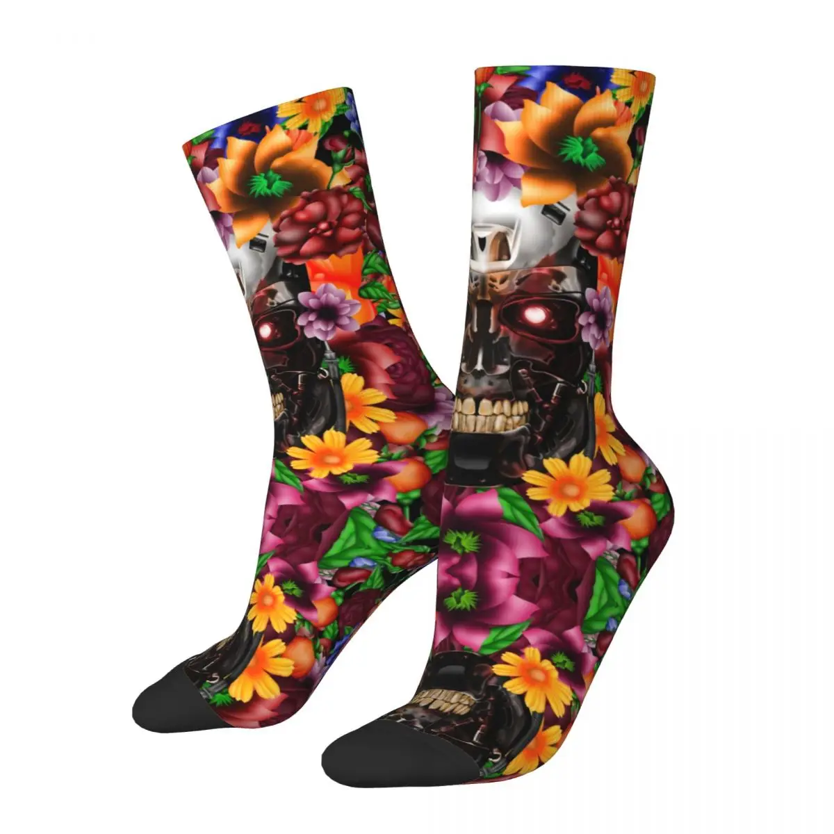 Funny Crazy Compression Sock for Men Robot Hip Hop Harajuku Skull Heads Happy Seamless Pattern Printed Boys Crew Sock
Funny Crazy Compression Sock for Men Robot Hip Hop Harajuku Skull Heads Happy Seamless Pattern Printed Boys Crew Sock