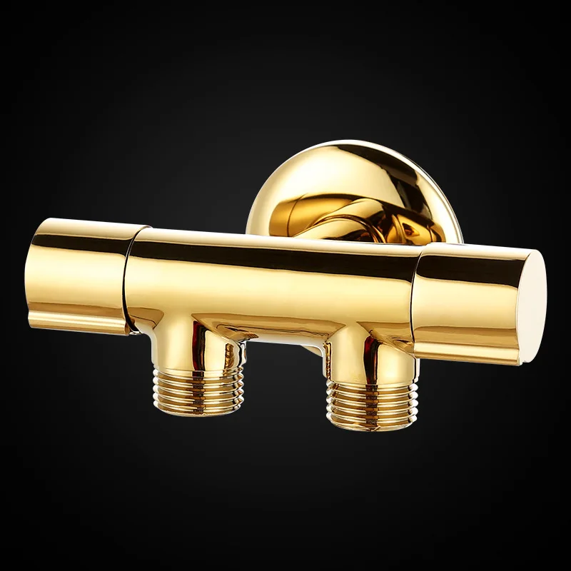 1PC Full Copper Gold Bibcock One In Two Out Control Valve Water Separator Bathroom Washing Machine Tap Thread G1/2'
1PC Full Copper Gold Bibcock One In Two Out Control Valve Water Separator Bathroom Washing Machine Tap Thread G1/2'