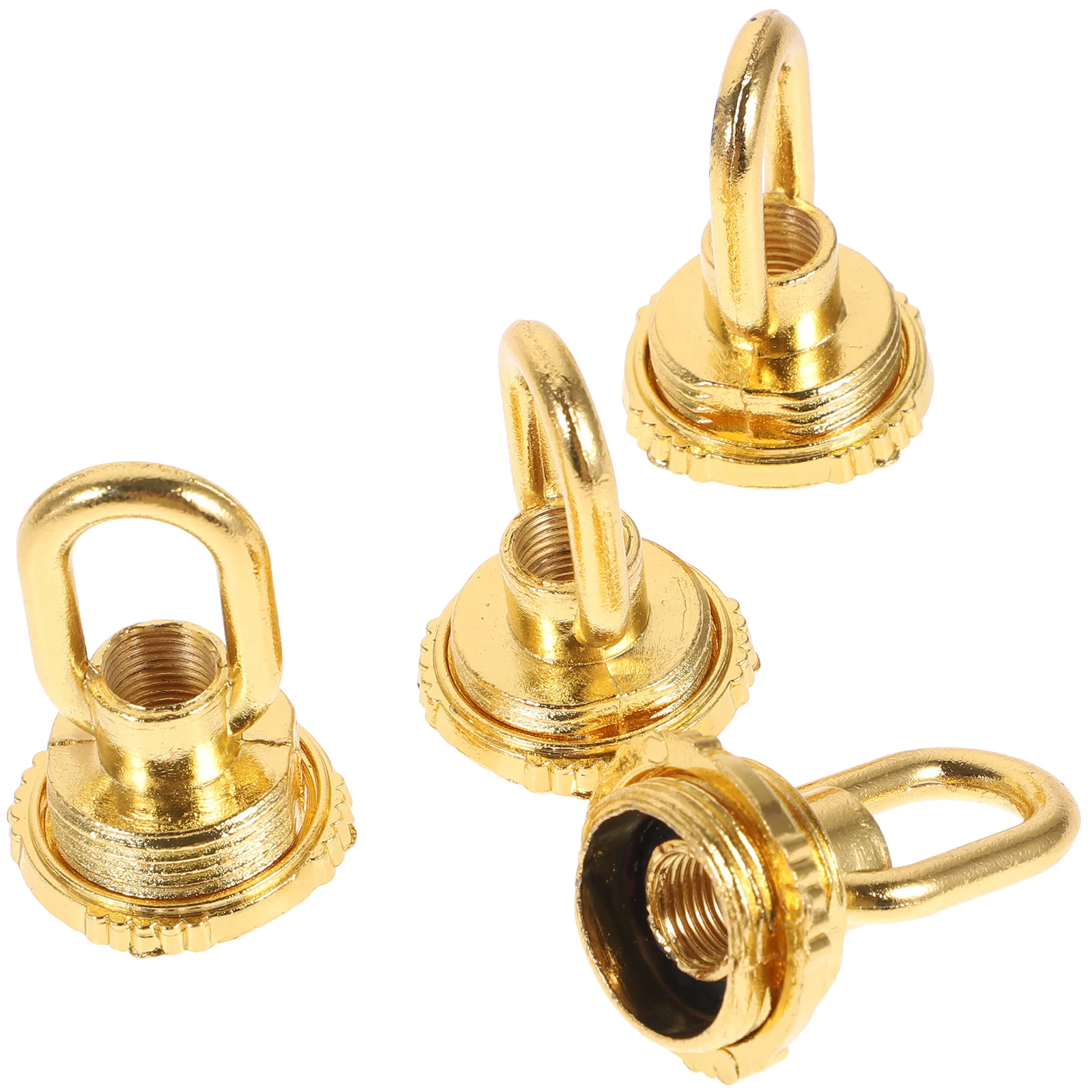 4 Pcs Lantern Pendant Light Chandelier Hanging Ring Hook Eye Nut Fastener Ceiling Hooks for Ornament Heavy Lamp Plating
4 Pcs Lantern Pendant Light Chandelier Hanging Ring Hook Eye Nut Fastener Ceiling Hooks for Ornament Heavy Lamp Plating