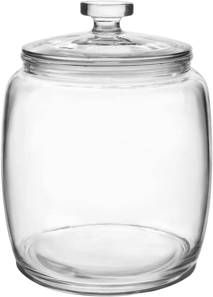 Gallon Glass Jars with Lids, Large Cookie Jars with Big Opening, 1 Pack Food Storage Canister for Kitchen, Great for Storage Flo
Gallon Glass Jars with Lids, Large Cookie Jars with Big Opening, 1 Pack Food Storage Canister for Kitchen, Great for Storage Flo