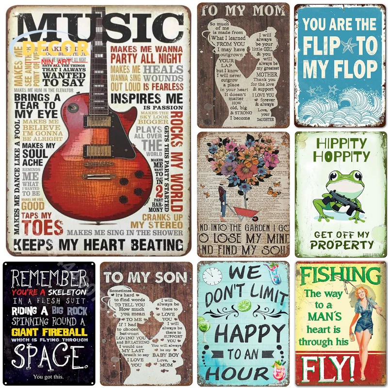 Vintage Metal Tin Signs Wall Decor Music Retro Art Posters Decoration for Tavern Coffee Bars Clubs Plaque Poster Room Decorative
Vintage Metal Tin Signs Wall Decor Music Retro Art Posters Decoration for Tavern Coffee Bars Clubs Plaque Poster Room Decorative