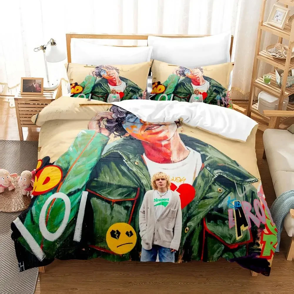 

3D Print Singer The Kid LAROI Bedding Set Duvet Cover Bed Set Quilt Cover Pillowcase Comforter king Queen Size Boys Adult