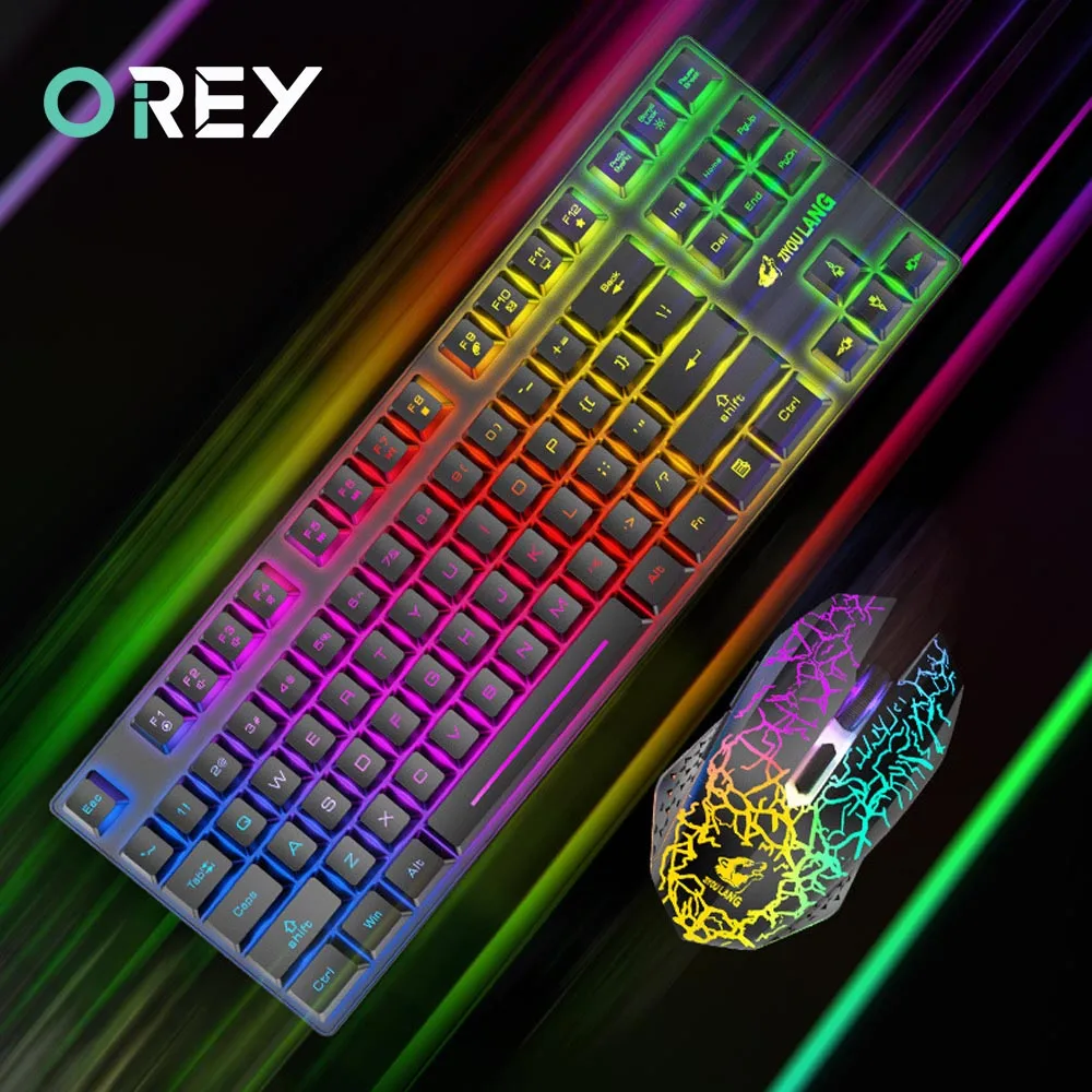 Mechanical feel Gaming Keyboard Mouse Combo Ergonomic RGB Backlight Wireless Keyboard Mouse Set For PC Gamer Computer Laptop
Mechanical feel Gaming Keyboard Mouse Combo Ergonomic RGB Backlight Wireless Keyboard Mouse Set For PC Gamer Computer Laptop