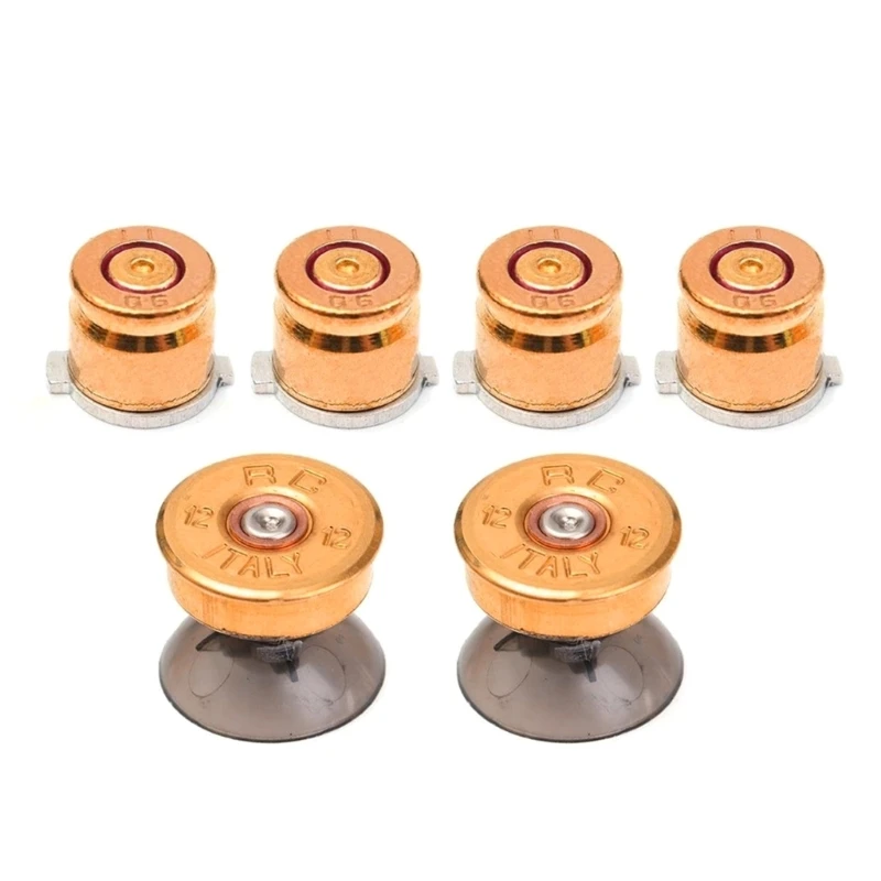 Metal Thumb Stick Thumbsticks Joystick Cap ABXY Guide Button Replacement for PS4 Game Controller
Metal Thumb Stick Thumbsticks Joystick Cap ABXY Guide Button Replacement for PS4 Game Controller