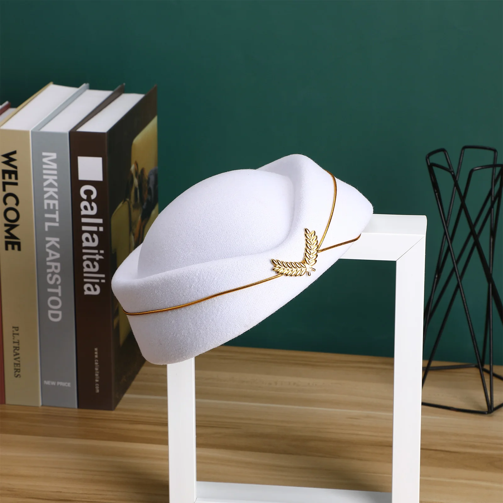 Airline Stewardess Hat Stage Performance Hat Flight Attendant Hat Stewardess Cosplay Accessory Beige
Airline Stewardess Hat Stage Performance Hat Flight Attendant Hat Stewardess Cosplay Accessory Beige