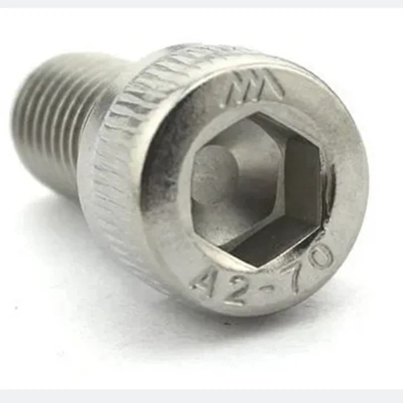 

1pc/lot M20X40/50/55/60/65/70/75/80/90/100/110/120/130/140-150 stainless steel 304 hex socket cap head button screw hardware498