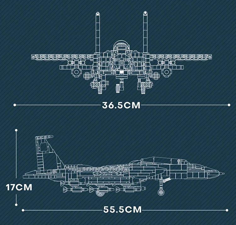 2216PCS Military F-15 Strike Eagle Fighter Building Blocks Cruise Air Force Bomber Model Bricks Collect New Year Gifts Kids Toys 2216PCS Military F-15 Strike Eagle Fighter Building Blocks Cruise Air Force Bomber Model Bricks Collect New Year Gifts Kids Toys