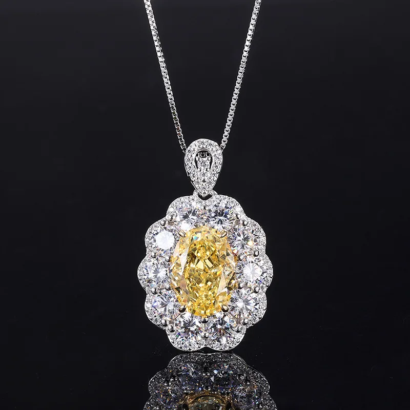 New Fashion Trend S925 Silver Inlaid 5A Zircon Jewelry Ladies Personality Radiant Cut Pendant Necklace
New Fashion Trend S925 Silver Inlaid 5A Zircon Jewelry Ladies Personality Radiant Cut Pendant Necklace