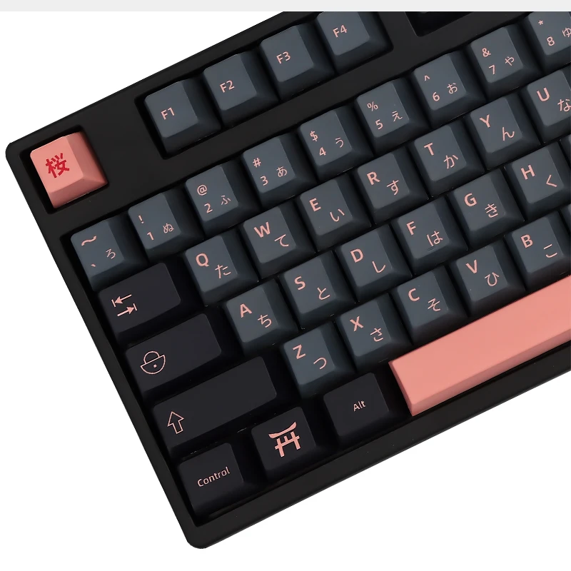 GMK Nightsakura 131 Keys Keycaps Cherry Profile PBT DYE-SUB Keycaps For Mx Switch Mechanical Keyboard Fit 61/64/68/87/96/980/104
GMK Nightsakura 131 Keys Keycaps Cherry Profile PBT DYE-SUB Keycaps For Mx Switch Mechanical Keyboard Fit 61/64/68/87/96/980/104
