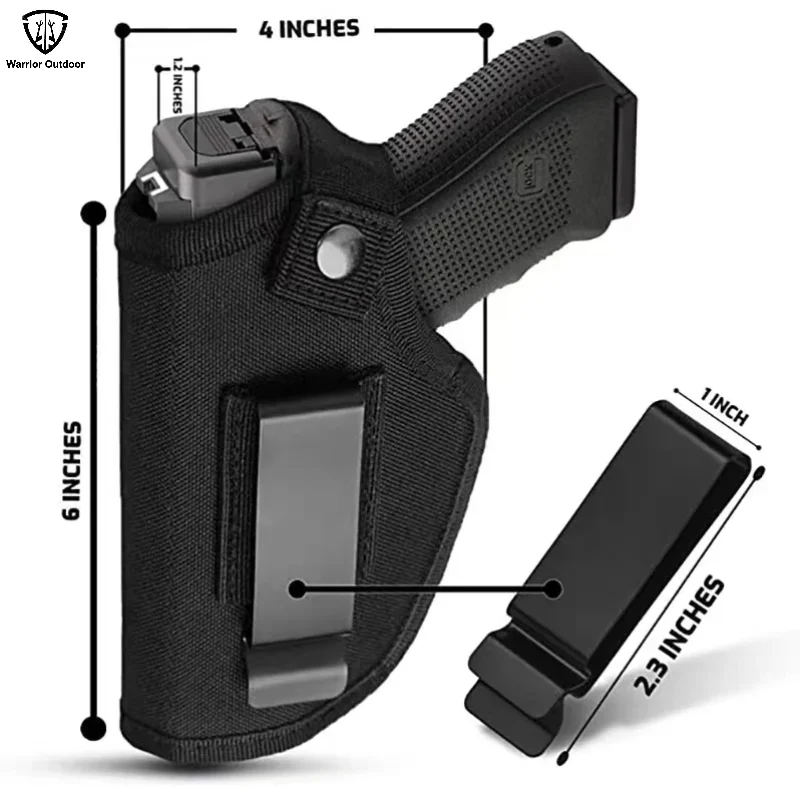 Universal Airsoft Pistols Right/Left IWB/OWB 9mm Holsters for Concealed Carry Glock Gun Accessories Gun Holsters for Men/Women
Universal Airsoft Pistols Right/Left IWB/OWB 9mm Holsters for Concealed Carry Glock Gun Accessories Gun Holsters for Men/Women
