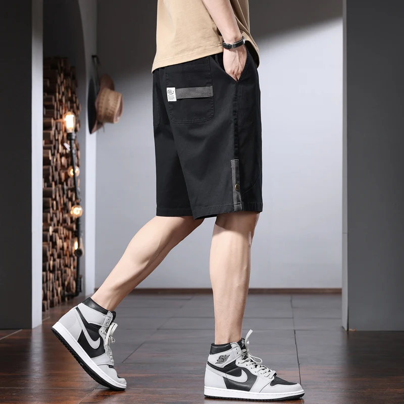 Men's Cotton Loose Casual Shorts Summer Fashion Black Sport Running Elastic Waist Drawstring Short Pants
Men's Cotton Loose Casual Shorts Summer Fashion Black Sport Running Elastic Waist Drawstring Short Pants