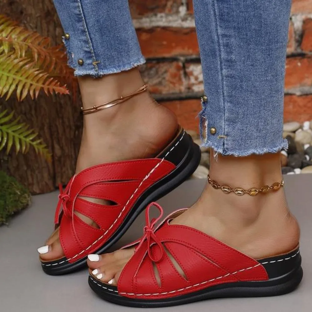 Bow Round Head New Fish Mouth Soft Bottom Sponge Bottom Beach Platform Shoes Women's Shoes Women's Slippers Salvatore Ferragamo
Bow Round Head New Fish Mouth Soft Bottom Sponge Bottom Beach Platform Shoes Women's Shoes Women's Slippers Salvatore Ferragamo