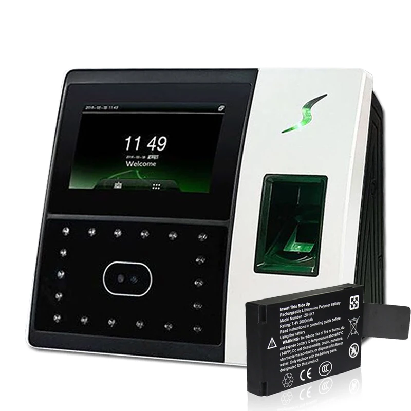 IFACE702 Linux System Face And Fingerpint Access Control System With Backup Battery USB TCP/IP Fingerprint Time Attendance
IFACE702 Linux System Face And Fingerpint Access Control System With Backup Battery USB TCP/IP Fingerprint Time Attendance
