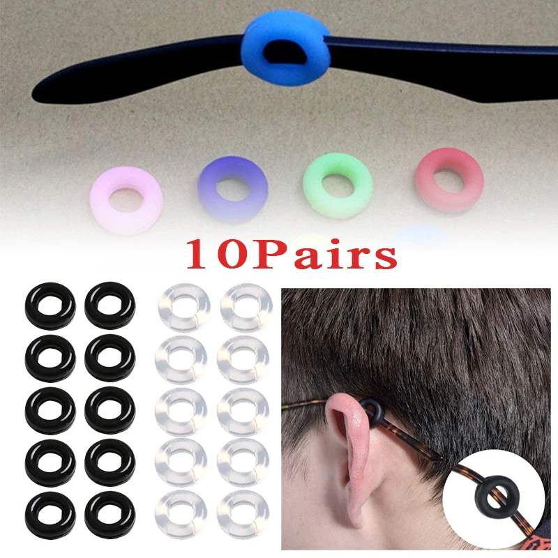 Round Glasses Ear Hooks Silicone Eyeglasses Temple Tips Retainer Anti-Slip Comfort Glasses Retainers for Glasses
Round Glasses Ear Hooks Silicone Eyeglasses Temple Tips Retainer Anti-Slip Comfort Glasses Retainers for Glasses