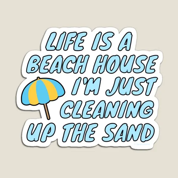 Life Is A Beach House I Am Just чистящий магнит для магнитных детских наклеек Декор красочные детские забавные
Life Is A Beach House I Am Just чистящий магнит для магнитных детских наклеек Декор красочные детские забавные