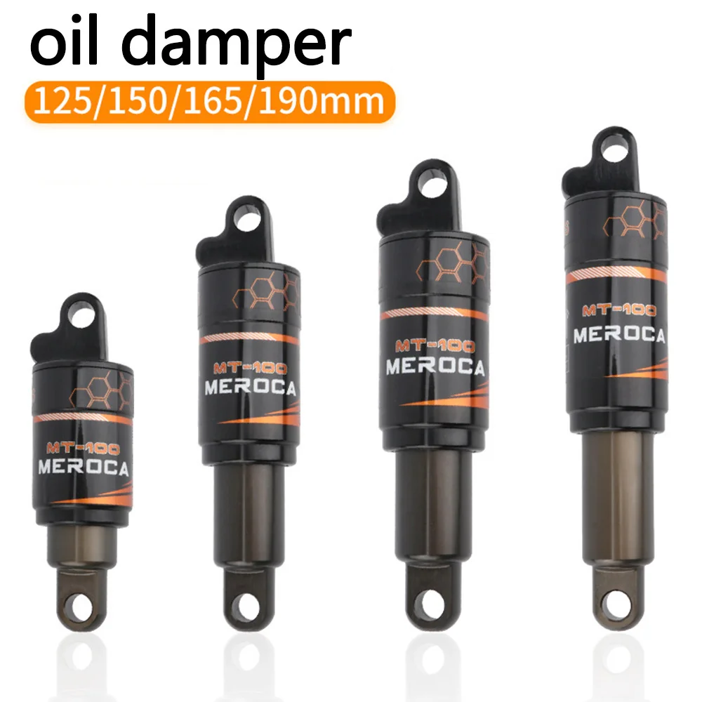 MTB Bicycle Oil Spring Shock Absorber 125/150/165/190mm 750/850/1000lbs Mountain Bike Scooter Rear Shocks Bike Accessories
MTB Bicycle Oil Spring Shock Absorber 125/150/165/190mm 750/850/1000lbs Mountain Bike Scooter Rear Shocks Bike Accessories