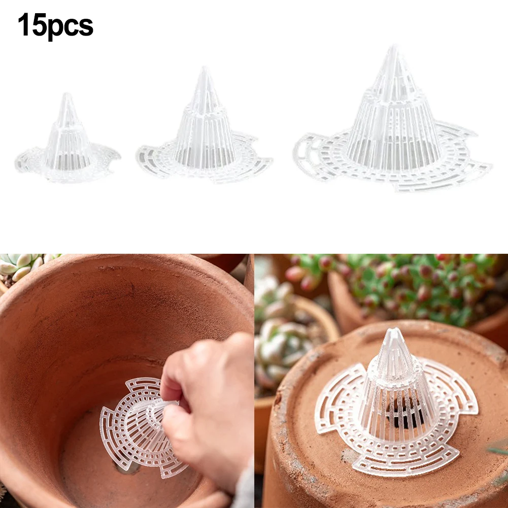 15Pcs Leakproof Flower Pot Hole Mesh Cup Conical Bonsai Pot Bottom Coniform Grid Mat Bottom Net Prevent Soil Loss Breathable Cup
15Pcs Leakproof Flower Pot Hole Mesh Cup Conical Bonsai Pot Bottom Coniform Grid Mat Bottom Net Prevent Soil Loss Breathable Cup