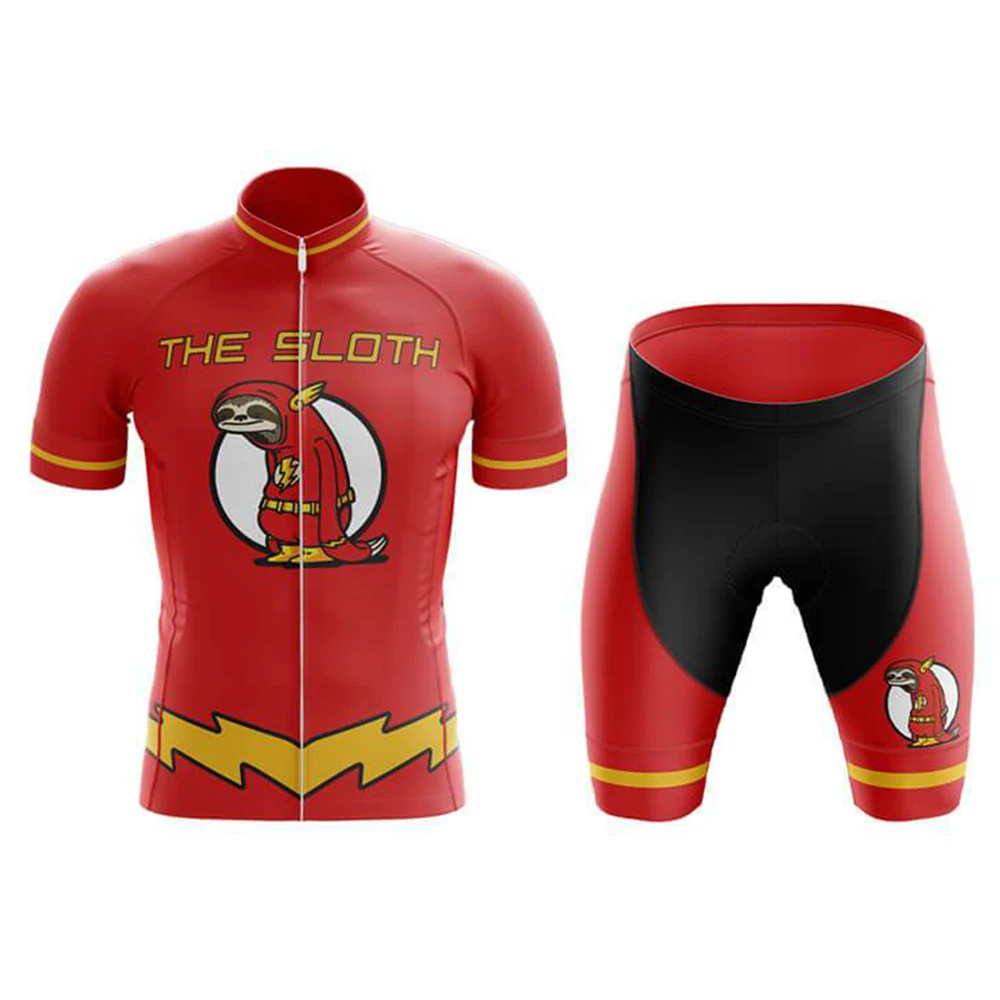 Men's 2023 Sloth Cycling Jersey Set Shorts Suit Bicycle Wear MTB Downhill Road Bike Kits Clothing
Men's 2023 Sloth Cycling Jersey Set Shorts Suit Bicycle Wear MTB Downhill Road Bike Kits Clothing