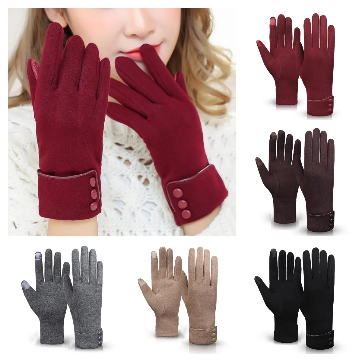New Winter Warm Gloves UK Women Touch Screen Fleece Lined Thermal Mittens Outdoor Driving Ski Windproof Gloves Cycling Gloves
New Winter Warm Gloves UK Women Touch Screen Fleece Lined Thermal Mittens Outdoor Driving Ski Windproof Gloves Cycling Gloves