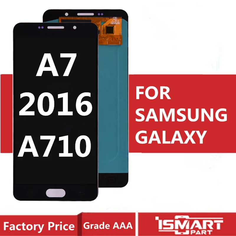 AMOLED для Samsung Galaxy A7 2016 ЖК-дисплей сенсорный экран дигитайзер в сборе A710 A710F
AMOLED для Samsung Galaxy A7 2016 ЖК-дисплей сенсорный экран дигитайзер в сборе A710 A710F