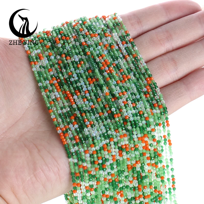 Zhe Ying 10 strands/lot Colorful Crystal Beads Small Tiny 2mm Loose Glass Beads for Braclet Necklace Making Jewelry Supply
Zhe Ying 10 strands/lot Colorful Crystal Beads Small Tiny 2mm Loose Glass Beads for Braclet Necklace Making Jewelry Supply