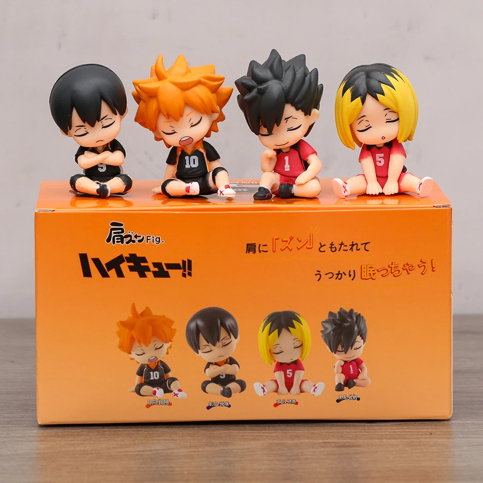 Haikyuu!! Sleeping Hinata Syouyou kageyama Tobio Kozume Kenma Kuroo Tetsurou Q Version Mini PVC Toys Dolls Figures 4pcs/set
Haikyuu!! Sleeping Hinata Syouyou kageyama Tobio Kozume Kenma Kuroo Tetsurou Q Version Mini PVC Toys Dolls Figures 4pcs/set