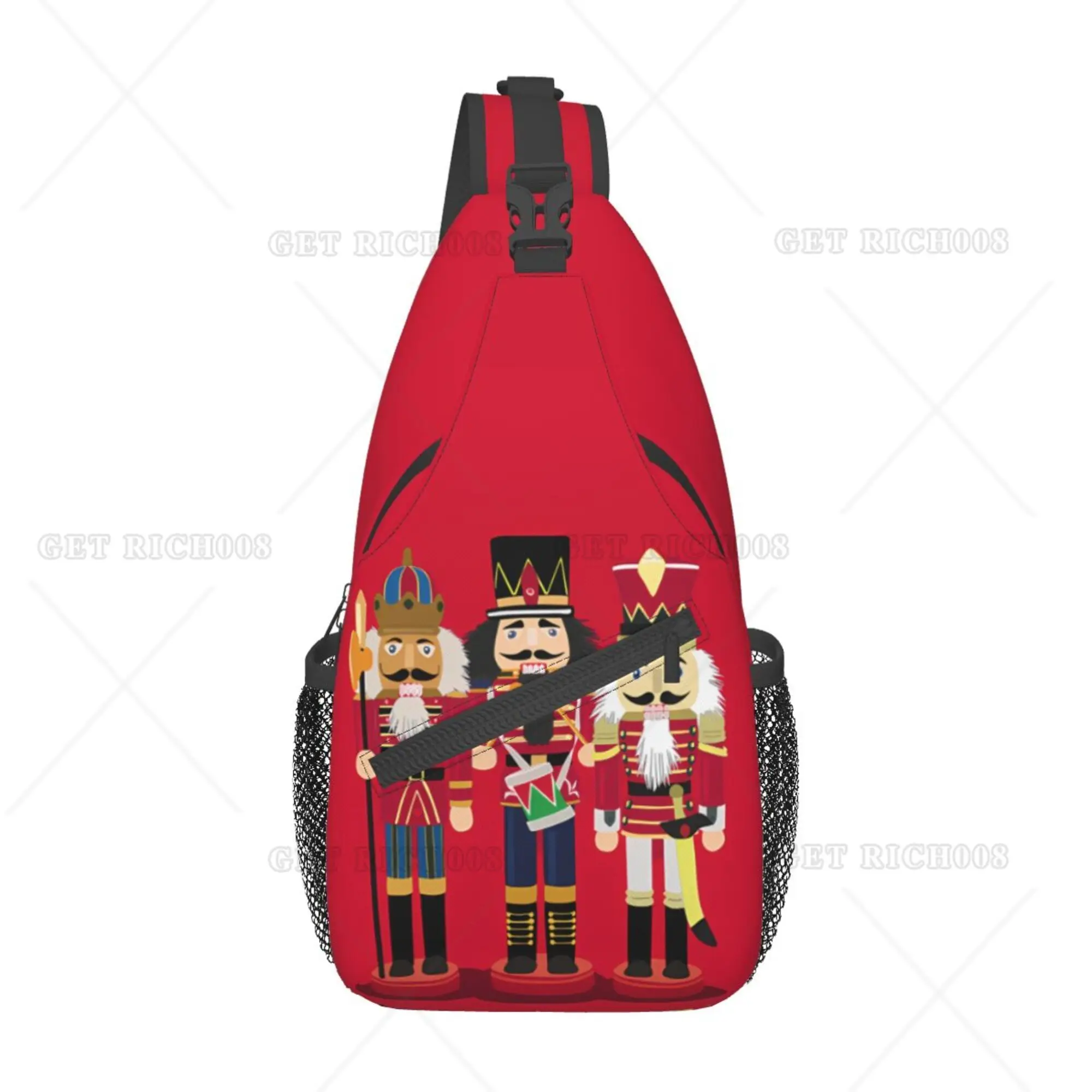 Red Nutcracker Cross Christmas Sling Bag Chest Bag Daypack Crossbody Sling Backpack for Travel Sports Running Hiking One Size
Red Nutcracker Cross Christmas Sling Bag Chest Bag Daypack Crossbody Sling Backpack for Travel Sports Running Hiking One Size