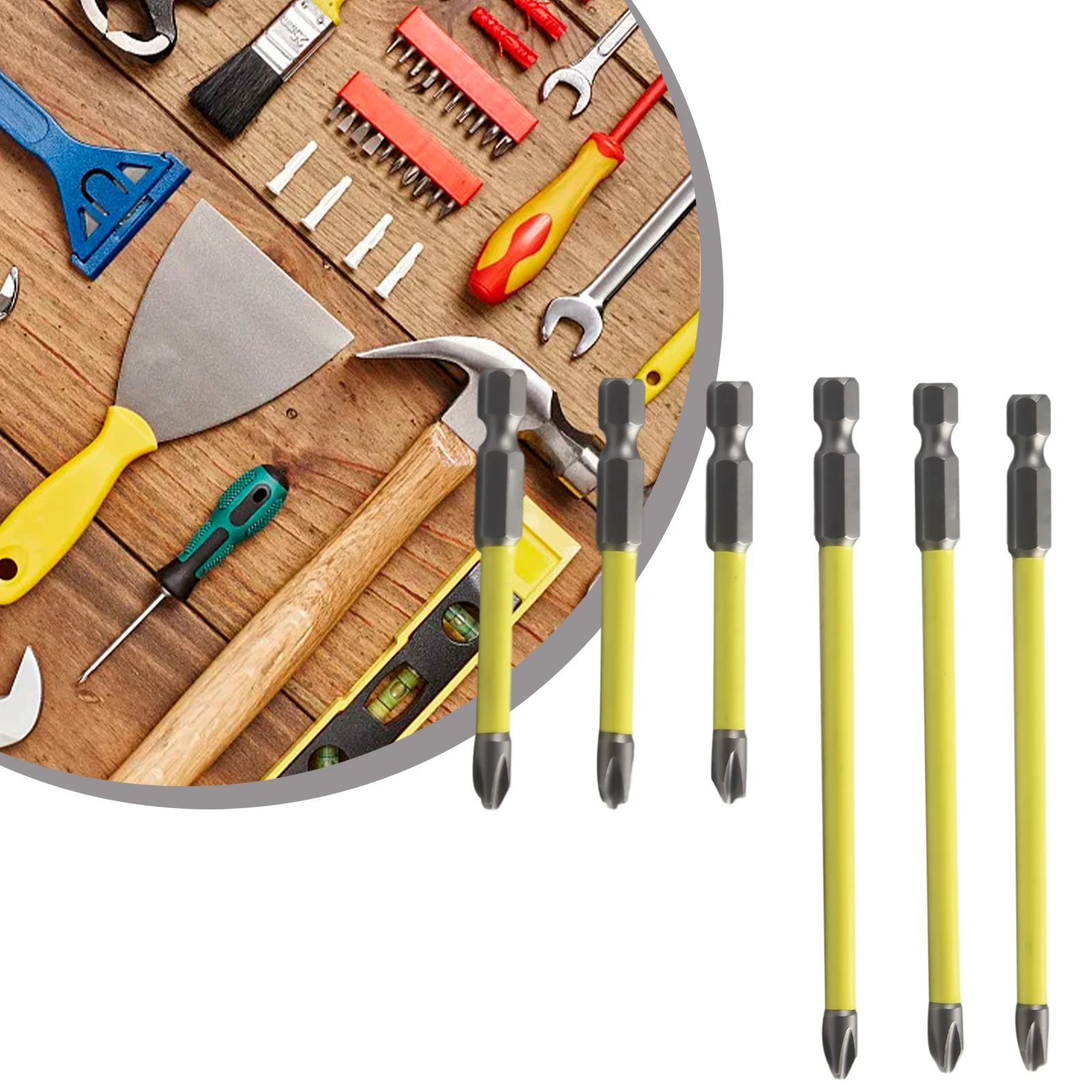 Slotted Cross Screwdriver Bit For Electrician For Socket Switch Hand Tools Magnetic Replacement Special Yellow
Slotted Cross Screwdriver Bit For Electrician For Socket Switch Hand Tools Magnetic Replacement Special Yellow