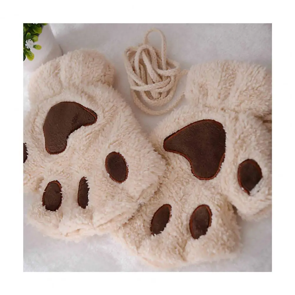 Classic Polyester Gloves Cozy Plush Cat Paw Claw Gloves for Women Cute Winter Kitten Mittens Warm Non-slip Office Riding
Classic Polyester Gloves Cozy Plush Cat Paw Claw Gloves for Women Cute Winter Kitten Mittens Warm Non-slip Office Riding