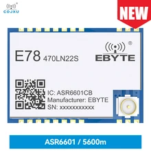 ASR6601 LoRa rf Module 433MHz SoC 22dBm IPEX Stamp Hole Antenna 470-510MHz LoRaWAN Transciver Receiver COJXU E78-470LN22(S6601)
ASR6601 LoRa rf Module 433MHz SoC 22dBm IPEX Stamp Hole Antenna 470-510MHz LoRaWAN Transciver Receiver COJXU E78-470LN22(S6601)