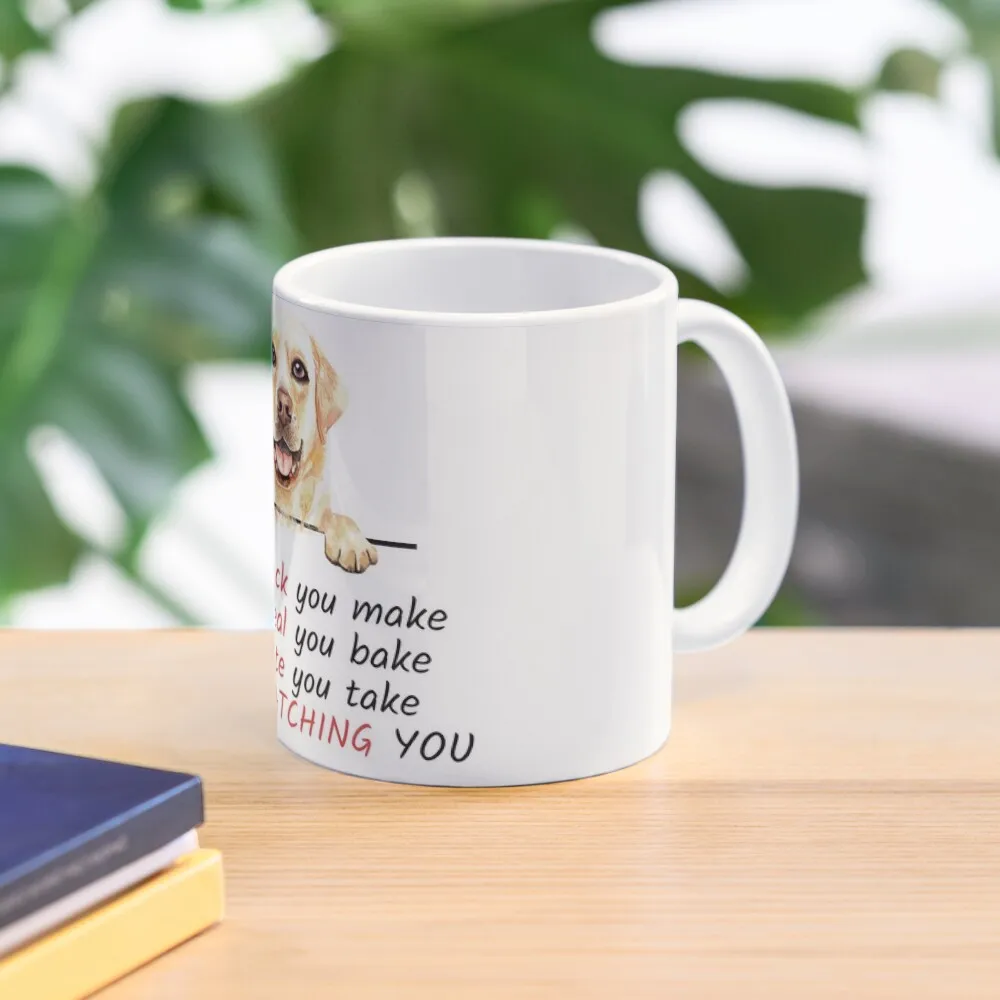 

Every Snack You Make I'll Be Watching You ~ Labrador Retriever Dog Owner Coffee Mug Thermal Cup For Coffee