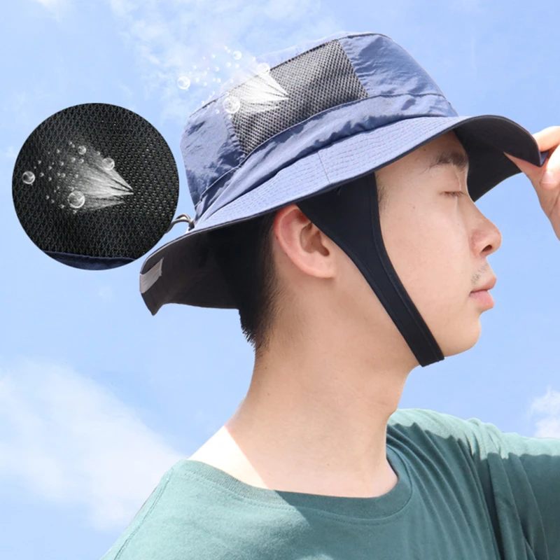 Beach Surf Cap Mesh Breathable Sun Hat UPF50+ Summer Outdoor Fishing Belt Chin Adjustable Bucket Hat Water Sport Unisex
Beach Surf Cap Mesh Breathable Sun Hat UPF50+ Summer Outdoor Fishing Belt Chin Adjustable Bucket Hat Water Sport Unisex