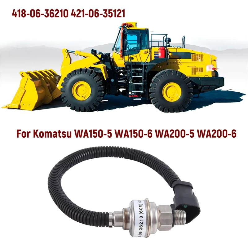 Oil Pressure Switch 418-06-36210 For Komatsu WA150-5 WA150-6 WA200-5 WA200-6 Wheel Loader 7861-93-1620, 421-06-35121 Parts
Oil Pressure Switch 418-06-36210 For Komatsu WA150-5 WA150-6 WA200-5 WA200-6 Wheel Loader 7861-93-1620, 421-06-35121 Parts