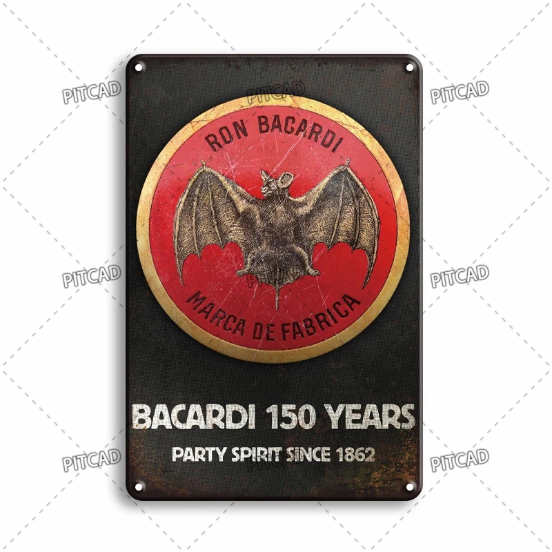 Ron Bacardi Rum Vintage Fun Poster Metal Tin Sign Bar Club Man Cave Home Wall Decoration
Ron Bacardi Rum Vintage Fun Poster Metal Tin Sign Bar Club Man Cave Home Wall Decoration