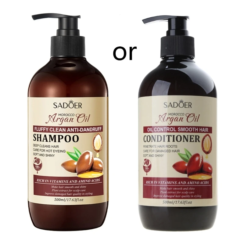 

Argan Oil Shampoo Repair Damaged Hair Moisturizing Nourishing Anti Dandruff Oil Control Shampoos Hair Cleansing