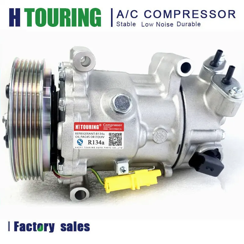 Компрессор переменного тока для Peugeot 508 207 208 3008 304 308 SD6C12 6C12 6453QJ 508 9659875780 9822826880 9651910980 9671216280
Компрессор переменного тока для Peugeot 508 207 208 3008 304 308 SD6C12 6C12 6453QJ 508 9659875780 9822826880 9651910980 9671216280