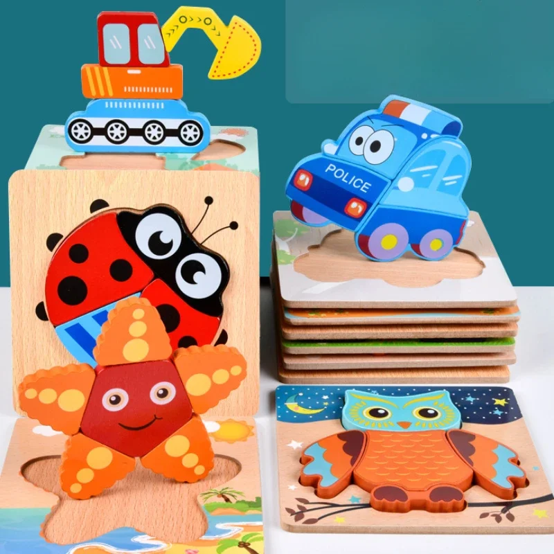 Wood 3D Transportation Jigsaw Puzzle Cognitive Toy for Kid Children Wooden Animal Montessori Early Educational Intelligence Game
Wood 3D Transportation Jigsaw Puzzle Cognitive Toy for Kid Children Wooden Animal Montessori Early Educational Intelligence Game