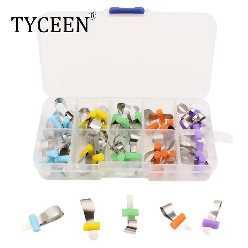 50pcs/box Dental Orthodontic Forming Sheet Sectional Contoured Metal Matrices with Positioning Dentist Matrix for Adult/Children
50pcs/box Dental Orthodontic Forming Sheet Sectional Contoured Metal Matrices with Positioning Dentist Matrix for Adult/Children