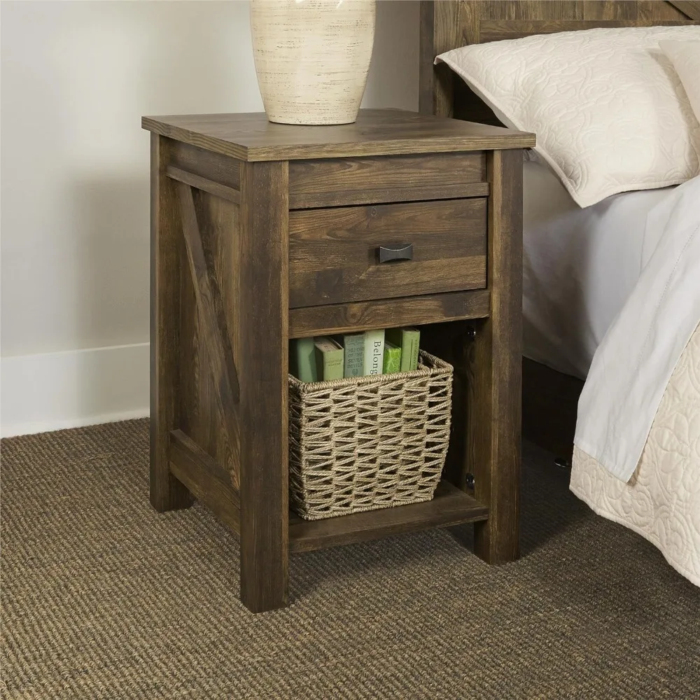 

Rustic Bedside Table Small Bedside Tables for the Bedroom Furniture Farmington Night Stand Century Barn Pine - Nightstands Home