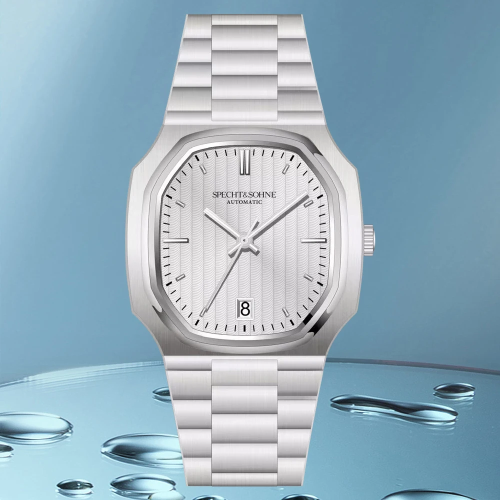 Specht&Sohne New Creative 38MM Mechanical Watch For Men NH35 Movt Luminous AR Sapphire Crystal Stainless Steel Relogio Masculino
Specht&Sohne New Creative 38MM Mechanical Watch For Men NH35 Movt Luminous AR Sapphire Crystal Stainless Steel Relogio Masculino