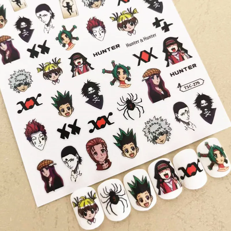 Новейшие самоклеящиеся наклейки для ногтей с 3D рисунком аниме Hunter TSC 275
Новейшие самоклеящиеся наклейки для ногтей с 3D рисунком аниме Hunter TSC 275