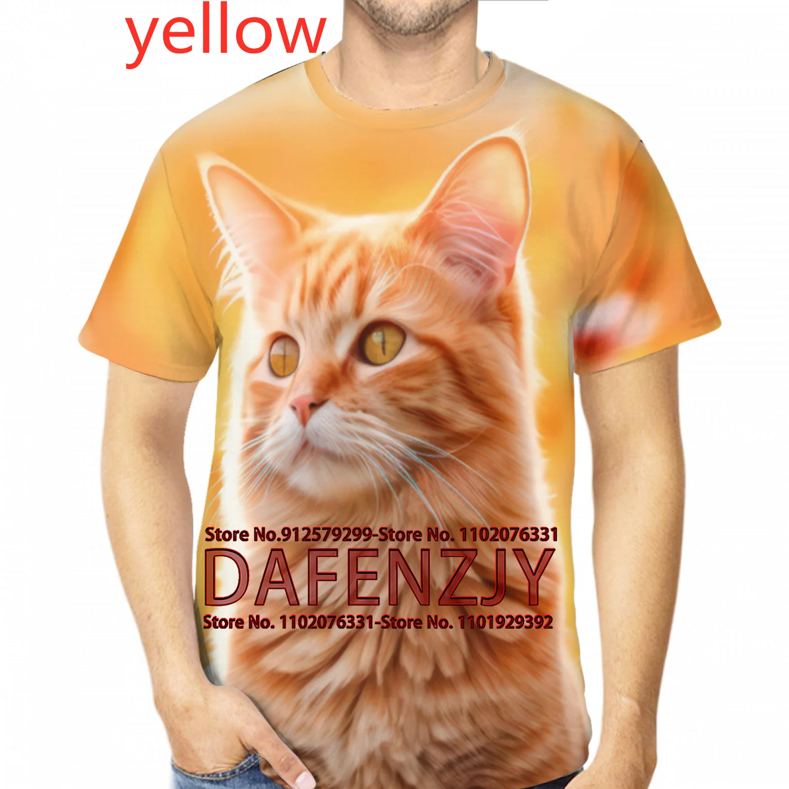 Summer Newest Outdoor Cat Shirt 3d Printed Cat T-shirt For Men Short Sleeve Casual Shirt Top Tee
Summer Newest Outdoor Cat Shirt 3d Printed Cat T-shirt For Men Short Sleeve Casual Shirt Top Tee
