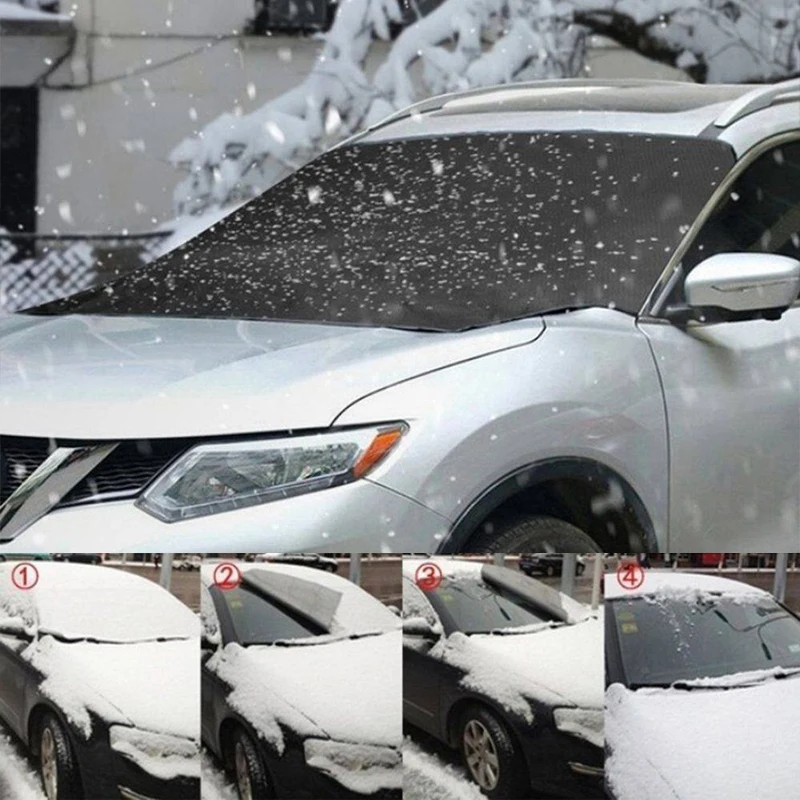 210x125cm Car Snow Shades Winter Universal Automobile Windshield Snow Shield Magnetic Suction Design Waterproof Car Accessories
210x125cm Car Snow Shades Winter Universal Automobile Windshield Snow Shield Magnetic Suction Design Waterproof Car Accessories