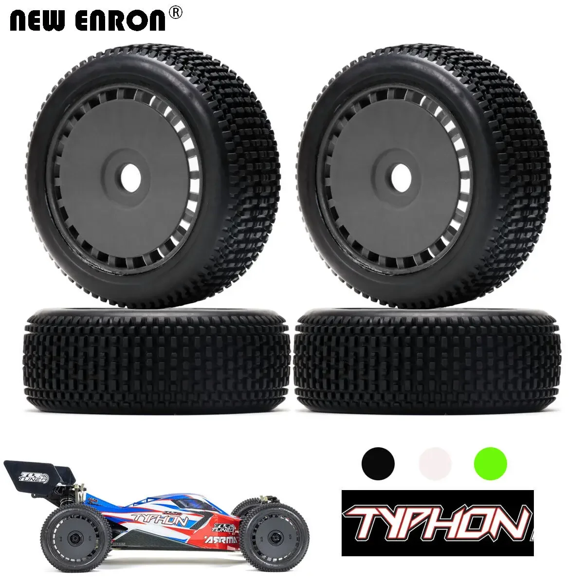 NEW ENRON 4Pcs 17mm Hex Buggy 42mm/118mm Wheel Rim Tires Rubber Plastic For RC ARRMA 1/8 TYPHON KYOSHO HSP
NEW ENRON 4Pcs 17mm Hex Buggy 42mm/118mm Wheel Rim Tires Rubber Plastic For RC ARRMA 1/8 TYPHON KYOSHO HSP