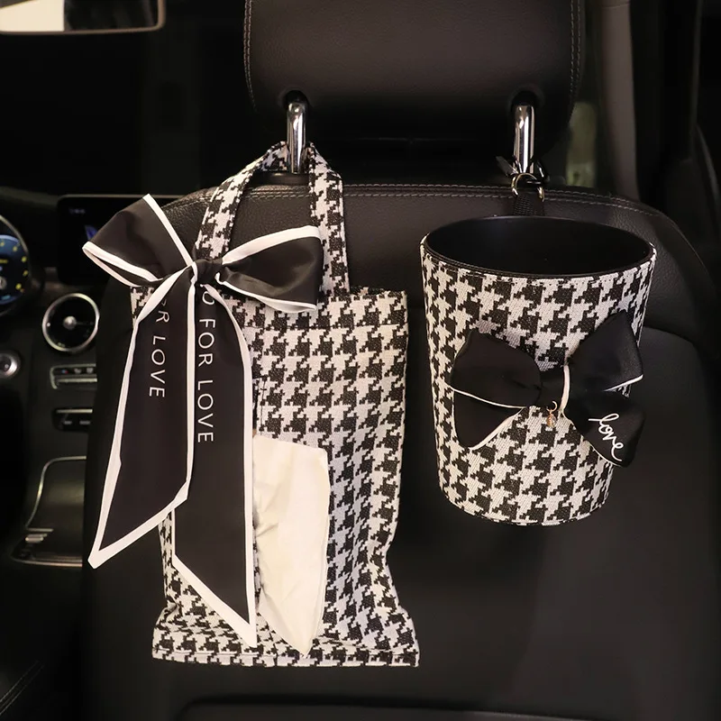 2IN1 Car Tissue Box Car Trash Can Hanging Seat Back Tissue Box Multi-function Water-proof Storage Box Girl Car Interior Decor
2IN1 Car Tissue Box Car Trash Can Hanging Seat Back Tissue Box Multi-function Water-proof Storage Box Girl Car Interior Decor