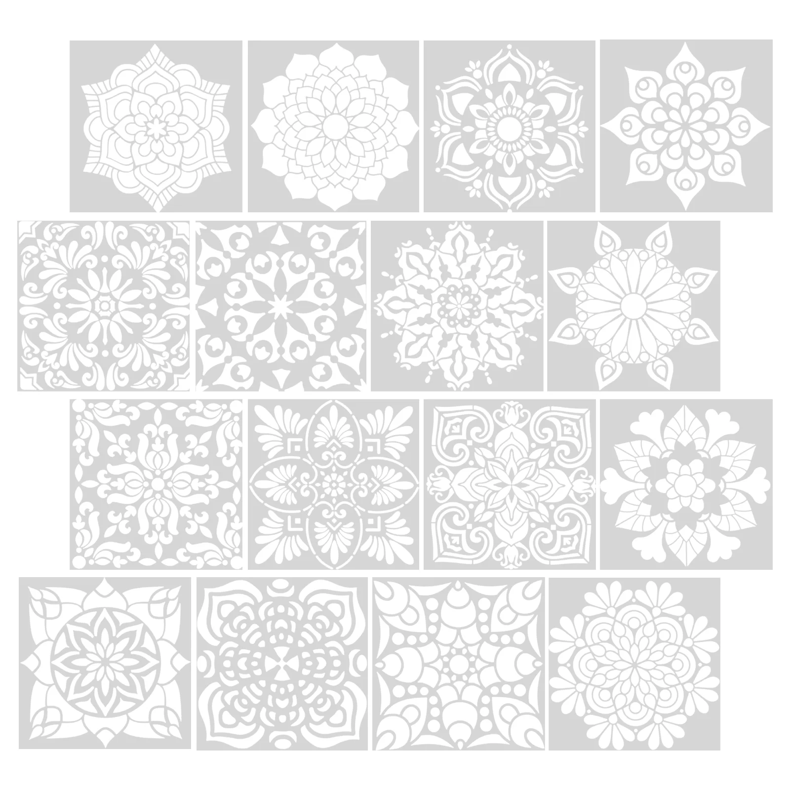 16 Pcs Flowers Floral Template Tile Stencil Molds The Pet Decorative Wall Stencils For Painting
16 Pcs Flowers Floral Template Tile Stencil Molds The Pet Decorative Wall Stencils For Painting