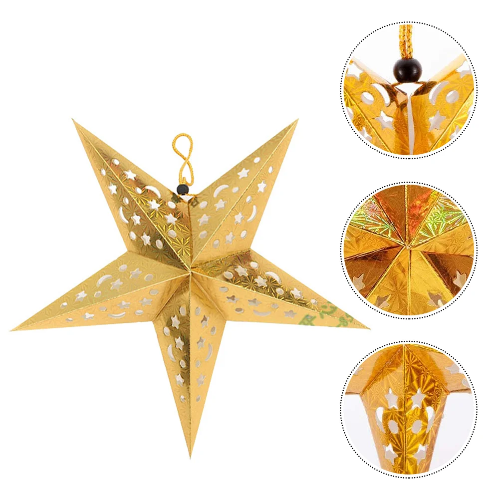 Origami Star Lampshade Exquisite Paper 3D Party Decoration Pentagram Hanging Ornament Pendants Lantern
Origami Star Lampshade Exquisite Paper 3D Party Decoration Pentagram Hanging Ornament Pendants Lantern