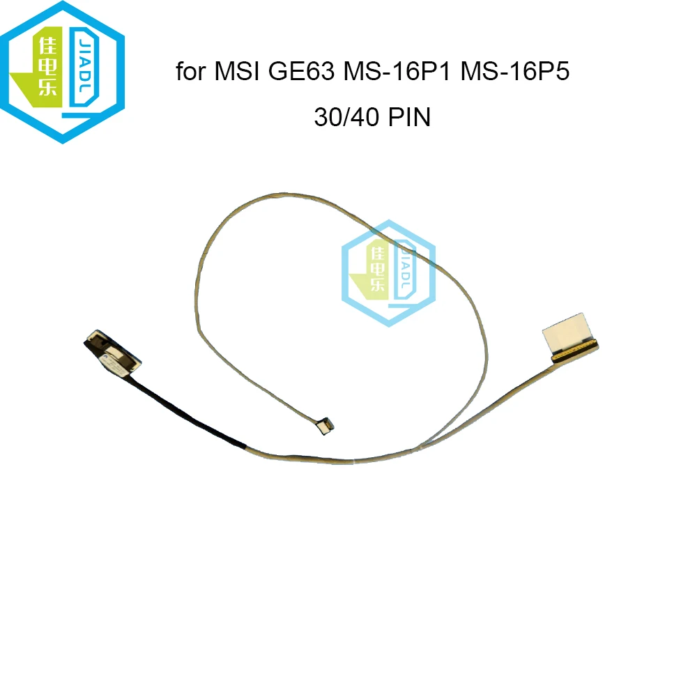 Laptop LCD Scree EDP LVDS Cable For MSI GE63 GE63VR MS-16P1 MS-16P5 K1N-3040099-H39 K1N-3040079-H39 Computer Cables 30/40 Pin
Laptop LCD Scree EDP LVDS Cable For MSI GE63 GE63VR MS-16P1 MS-16P5 K1N-3040099-H39 K1N-3040079-H39 Computer Cables 30/40 Pin